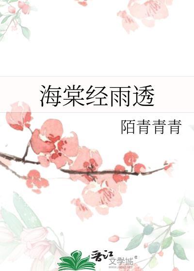 海棠经雨胭脂透全诗